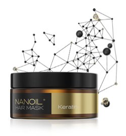 Mascarilla de cabello con queratina